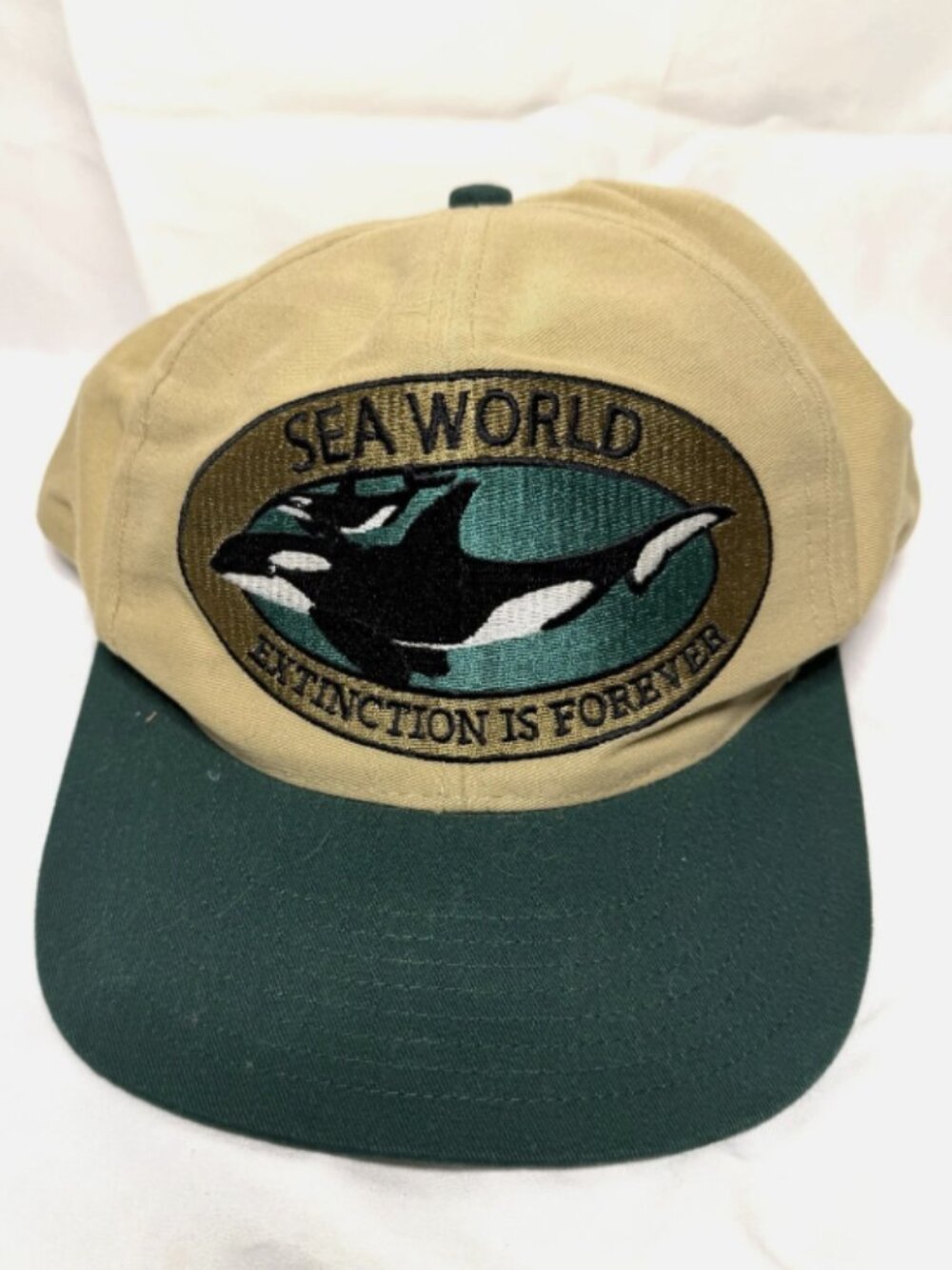 Vintage Sea World Orca Whale Snapback Adjustable Hat